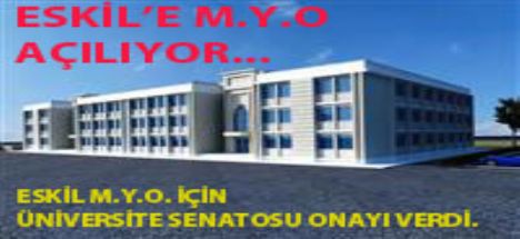 Eskil Belediye Başkanı Niyazi ALÇAY'dan Eskil M.Y.O ilgili açıklama