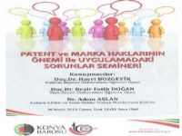 Konya Barosu'ndan 'patent ve marka' konferansı