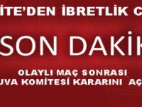 Turnuva Komitesinden İbretlik karar!