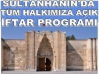 Sultanhanın'da İmamlar iftar Programı düzenliyor
