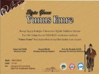 Yunus Emre Konulu Konferans Düzenleniyor