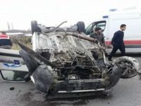 Konya Aksaray yolunda kaza
