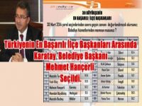 Hançerli En Başarılı Belediye Başkanları Listesinde