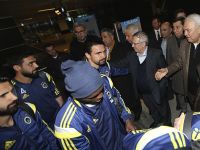 Fenerbahçe Kafilesini Başkan ve taraftarlar Karşıladı