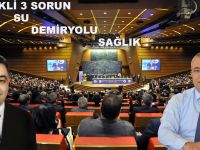 Öncelikli 3 sorun, Su, Demiryolu, Sağlık