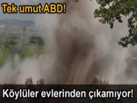 Köylüler evlerinden çıkamıyor!