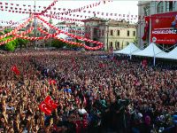 Aksaray Cumhurbaşkanı’nı coşkuyla karşıladı