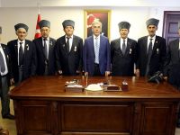 Kıbrıs Gazileri Vali Şeref Ataklı’yı ziyaret etti