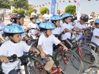 Olimpiyat Parkında Düzenlenen Karatay Düz Bisiklet Yarışları Çekişmeli Geçti