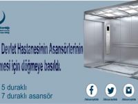 Aksaray Devlet Hastanesinin asansörleri yenileniyor