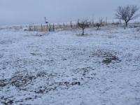 Eskil'in köylerine mart sonu karı yağdı