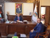 Aksaray SGK'nın Yeni İl Müdür Vekili Akgün Vali Pekmez’i ziyaret etti