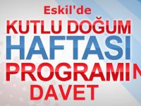 Kutlu doğum programına davet!