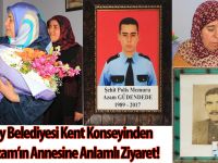 Karatay Belediyesi Kent Konseyinden Şehit Azam’ın Annesine Anlamlı Ziyaret!