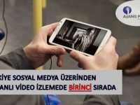 Türkiye Sosyal Medya Üzerinden Canlı Video İzlemede Birinci Sırada